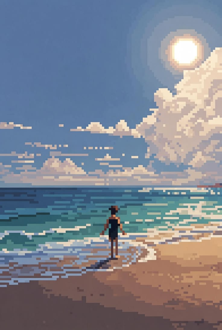 Beach scene